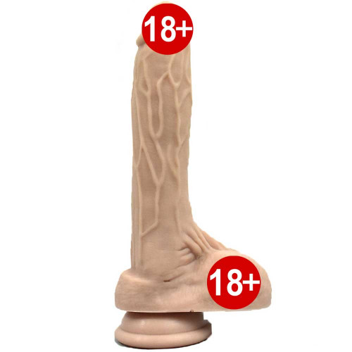 Dildo Series Holy Dragon Brown 21 cm Yumuşak Doku Realistik Penis