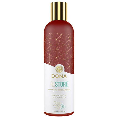 Dona Essential Massage Oil Restore Peppermint & Eucalyptus 120 ml