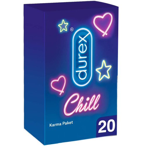 Durex Chill Karma Paket 20'li Eko Prezervatif