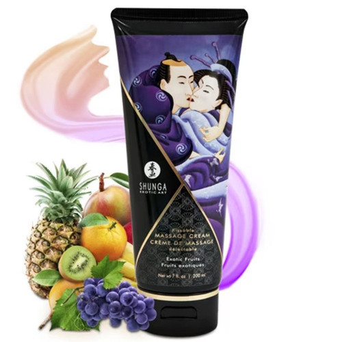 Shunga Kissable Massage Cream Exotic Fruits 200 Ml
