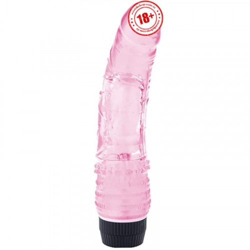 Erox Vibes Waves Pink Kademeli Titreşimli Jel Vibratör 18 cm