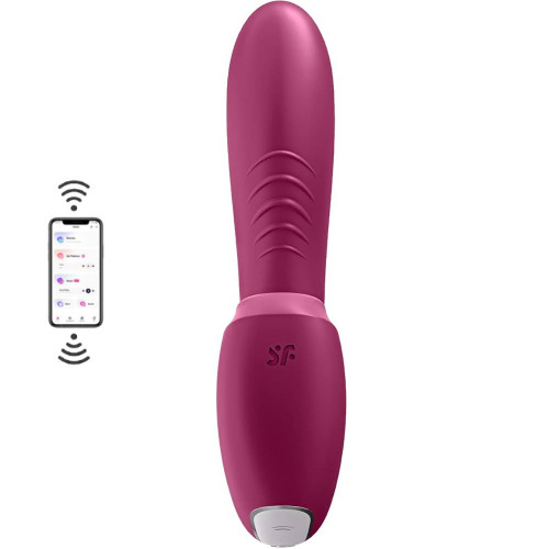 Satisfyer Sunray Emiş Güçlü ve Telefon Kontrollü G-Spot Vibratör-Bordeaux