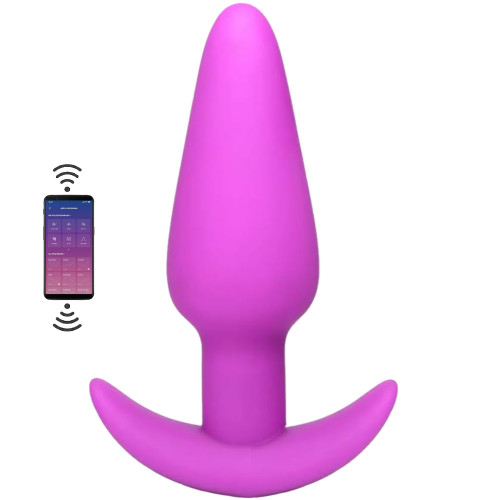 Sexua World Nano Phone Control Anal Vibrator Titreşimli Anal Plug-Purple