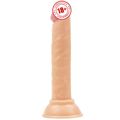 Sexual World Jelly Silicone 14.5 cm Anal ve Vajinal Realistik Penis-Flesh