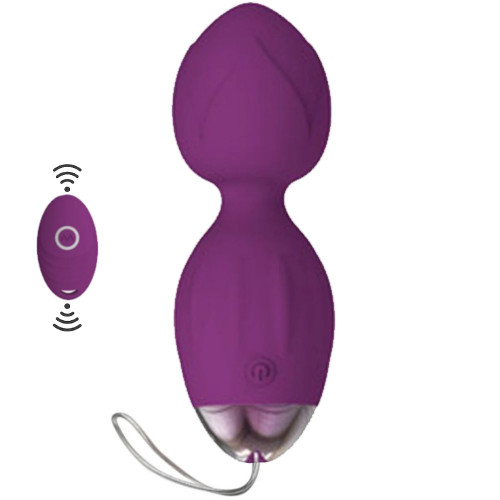 Sexual World Exuis Kegel Balls Uzaktan Kumanda Kegel Vibratör-Purple