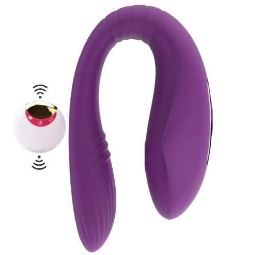Sexual World Wearable Sucking Vibe Couples Emiş Güçlü Giyilebilir Partner Vibratör-Purple