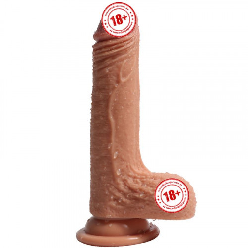 Shequ Crowley's Penis Çift Katmanlı Sabitlenebilir Realistik Dildo 18 cm