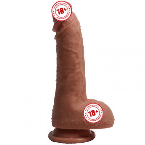 Shequ Ercules's Penis Çift Katmanlı Sabitlenebilir Realistik Dildo 22 cm