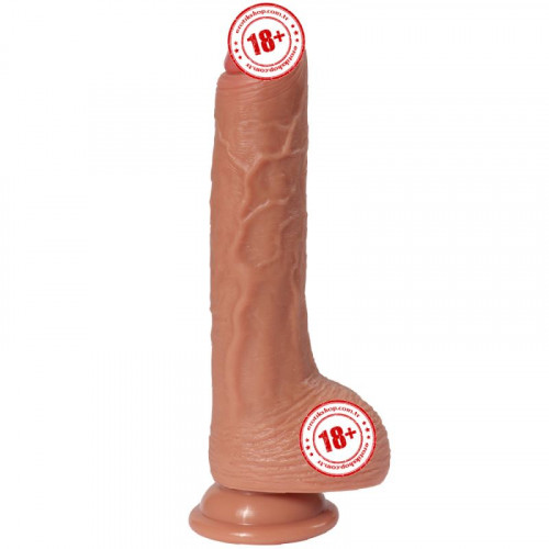 Dildo Series Harding Çift Katmanlı Sabitlenebilir Yapay Penis Dildo 22 cm