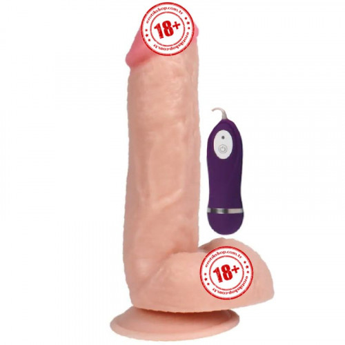 Shequ Kassadin 10 Mod Titreşimli Realistik Penis 17.5 cm