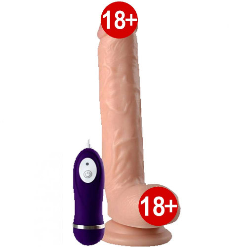 Shequ Optimus 10 Modlu 27 cm Titreşimli Realistik Penis