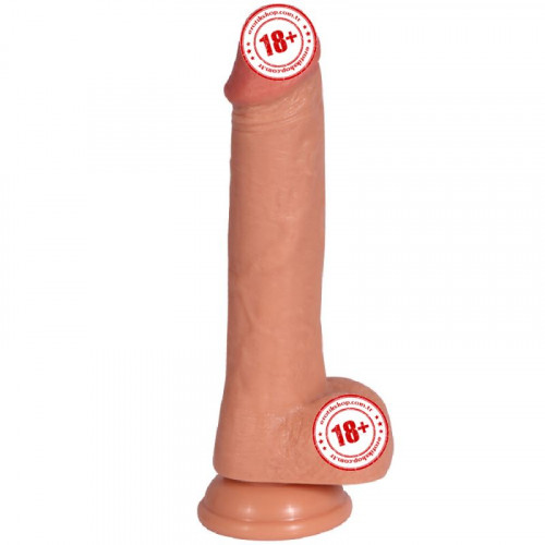 Dildo Series Sean Çift Katmanlı Ultra Yumuşak 22 Cm Realistik Penis