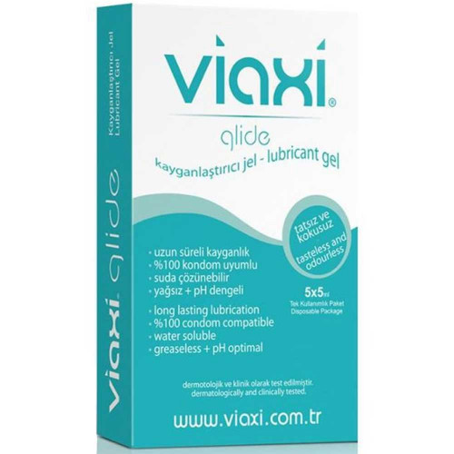 Viaxi Glide 5'li Şase Kayganlaştırıcı Jel 5x5 25 ml