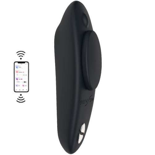 We-Vibe Moxie+ App And Remote Controlled Akıllı Telefon Uyumlu Giyilebilir Vibratör-Black
