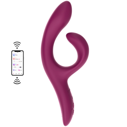 We-Vibe Nova 2 Rechargeable Dual-Stimulation Telefon Uyumlu Rabbit Vibrator-Pink