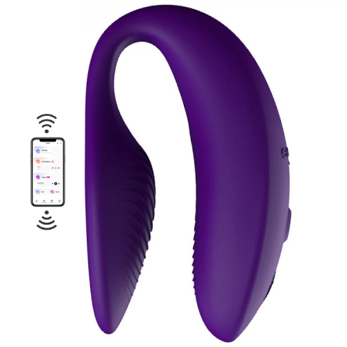 We-Vibe The New Sync 2 Remote & App Controlled Telefon Kontrollü Partner Vibratör-Purple