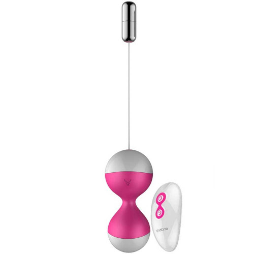 Nalone Miu Miu Pink Uzaktan Kumandalı Mini Vibratör ve Kegel Egzersiz Masaj Aleti